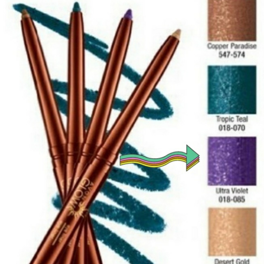 Avon GLOW eyeliner in ultra violet